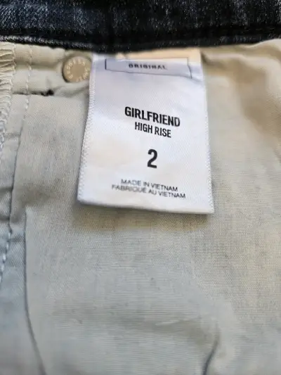 Jeans de mezclilla azul Express para mujer - miniatura 5