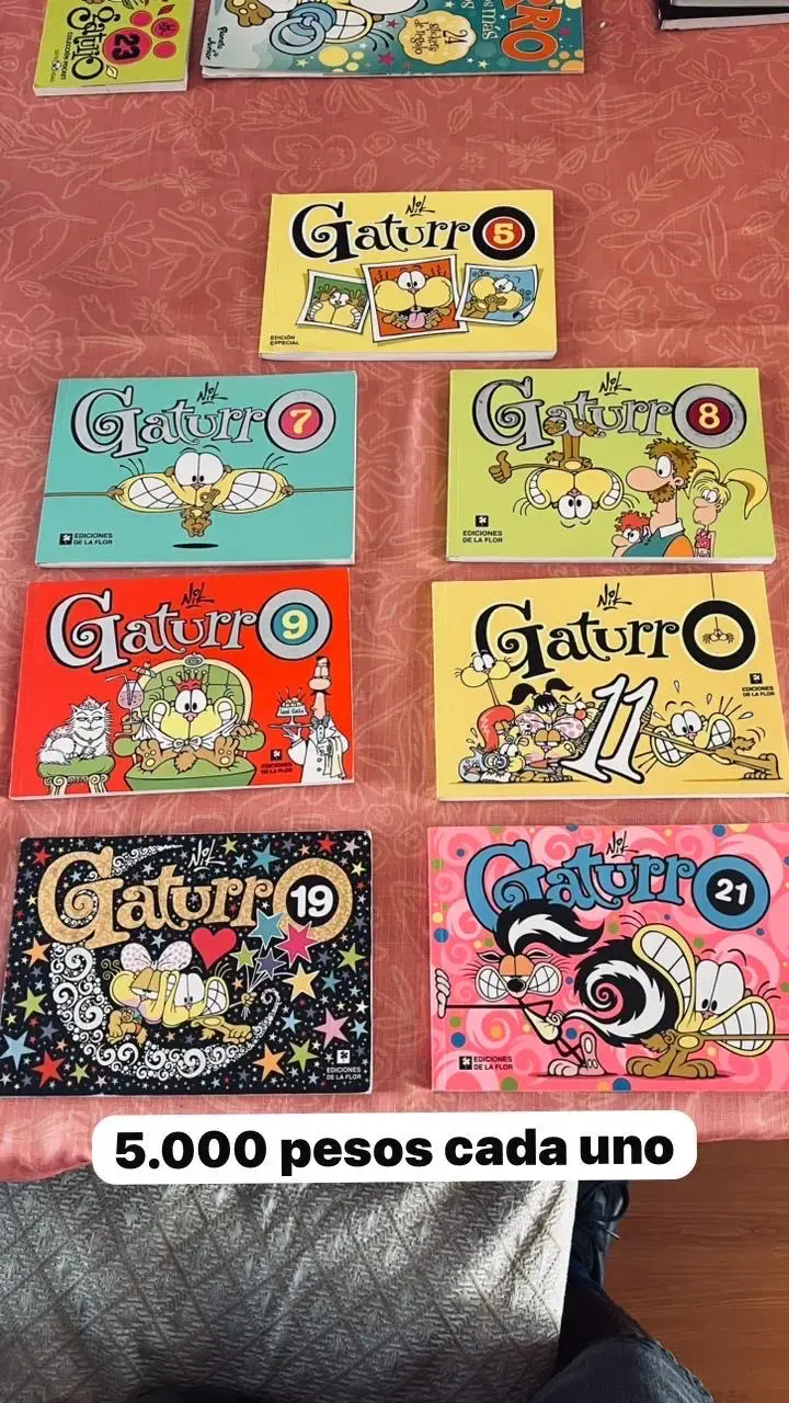 Colección de libros Gaturro Ediciones de la Flor - 1