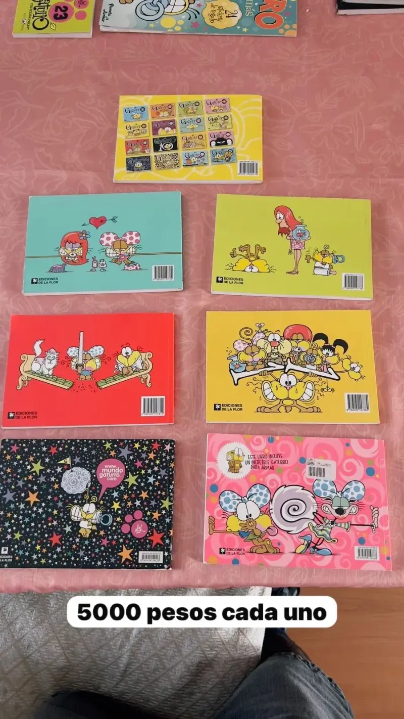 Colección de libros Gaturro Ediciones de la Flor - 2