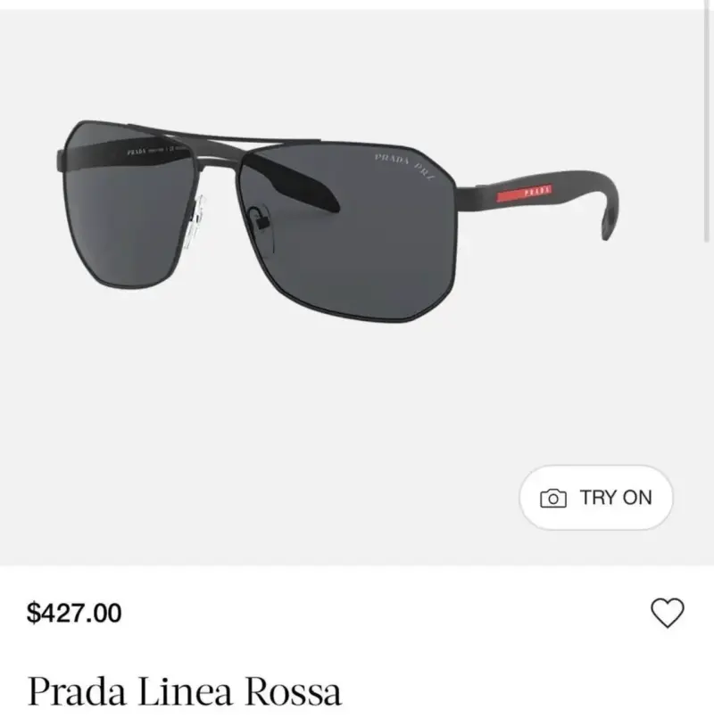 Gafas de Sol Prada Linea Rossa Negras