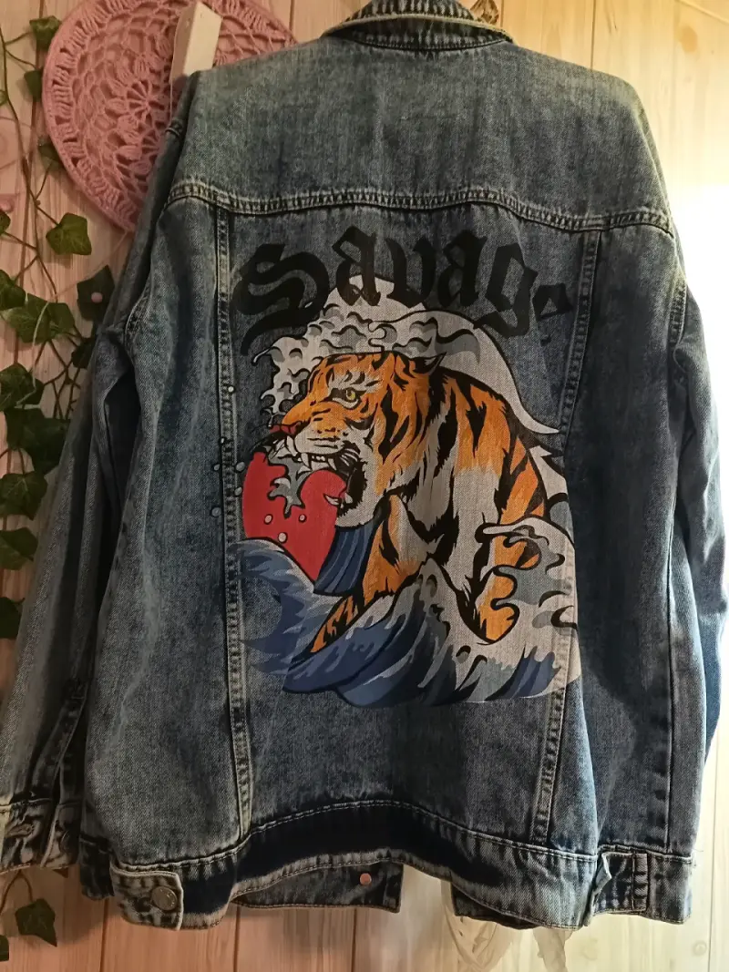 Chaqueta de mezclilla Americanino con diseño de ti - 1
