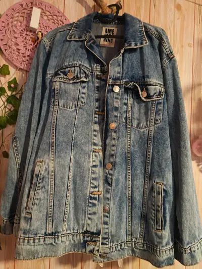 Chaqueta de mezclilla Americanino con diseño de ti - miniatura 3
