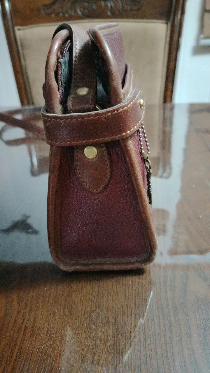 Bolso de cuero vintage marrón - 2