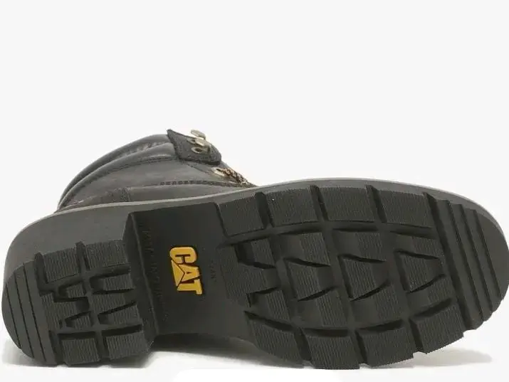 Botas de cuero negras Caterpillar para mujer - 3