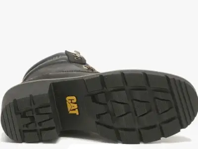 Botas de cuero negras Caterpillar para mujer - miniatura 3