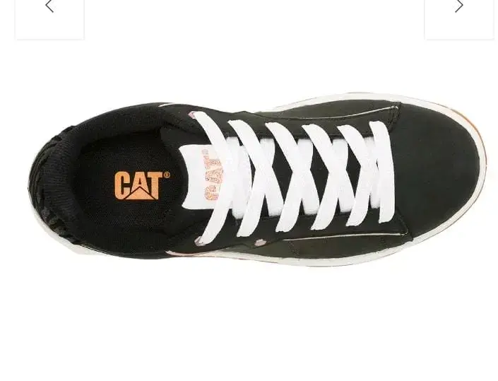 Zapatillas Caterpillar negras con sue - 4