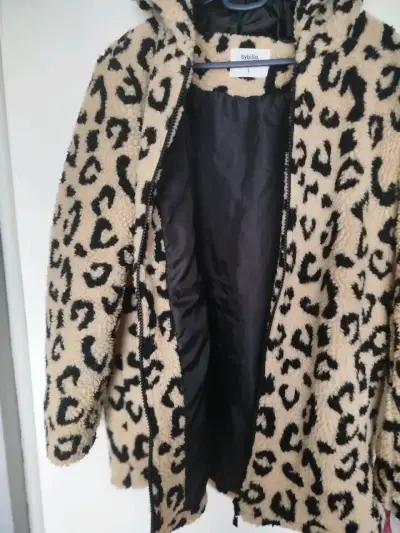 Abrigo de felpa con estampado animal print Sybilla - miniatura 3