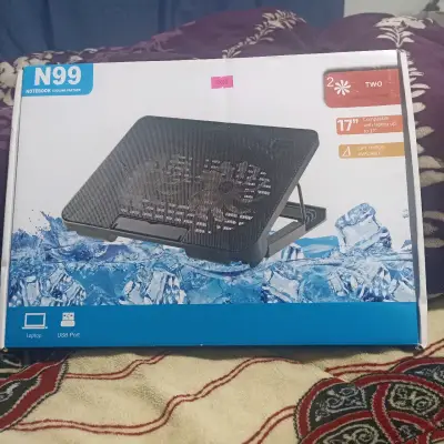 Base de enfriamiento para notebook N99 con ventiladores - miniatura 1