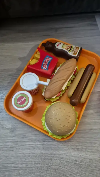 Set de comida de juguete para niños - miniatura 2