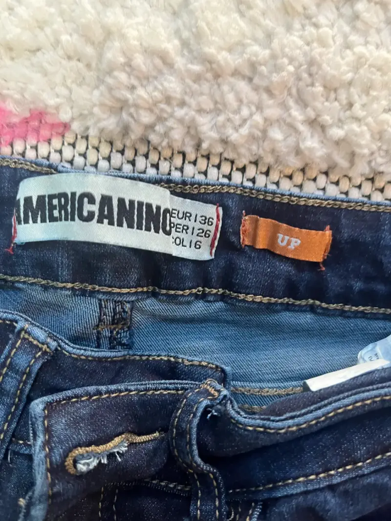 Jeans azul oscuro Americanino mujer - 2