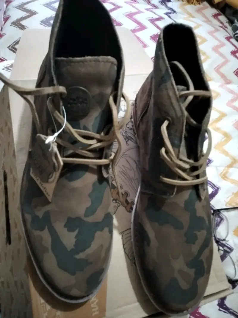 Botines de camuflaje para hombre estilo casual - 1
