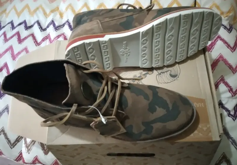 Botines de camuflaje para hombre estilo casual - 3