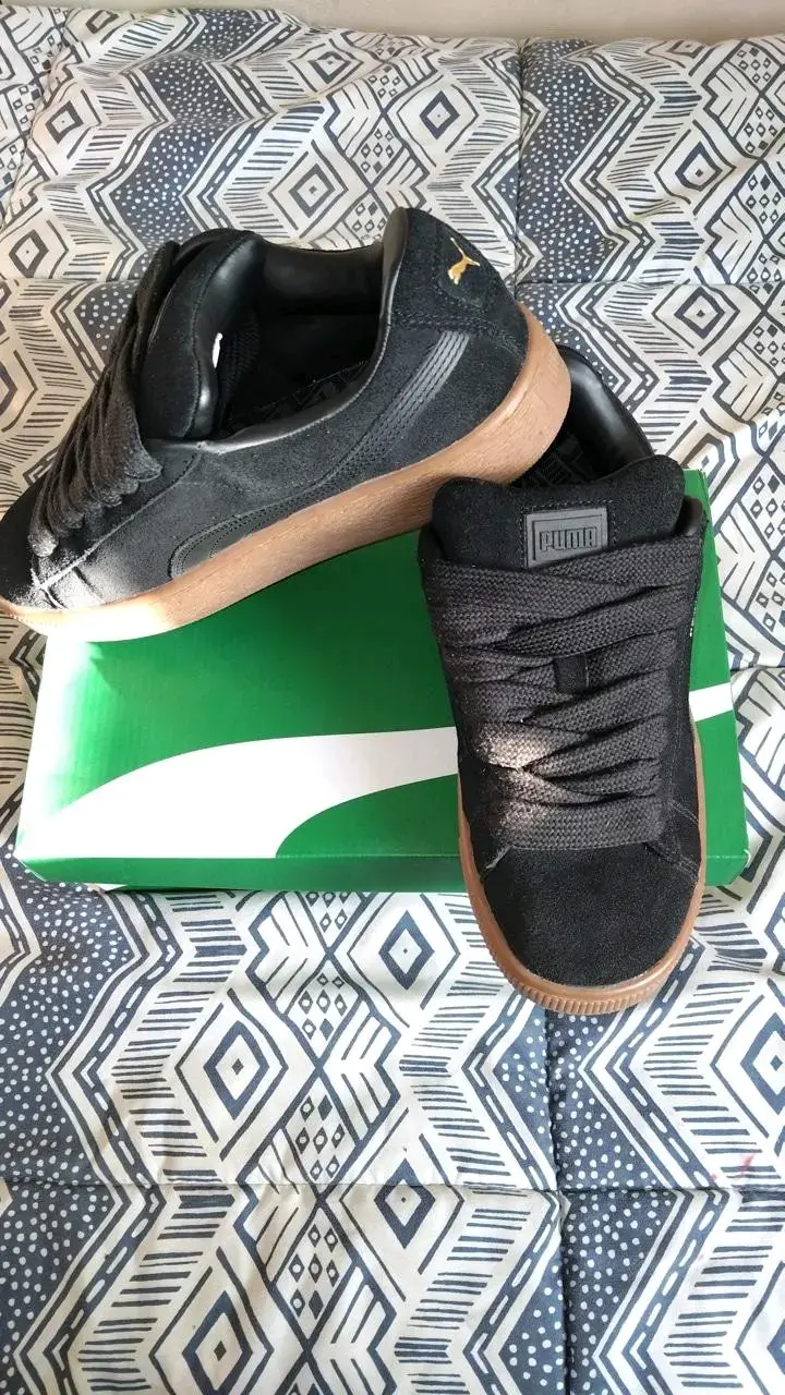Zapatillas Puma Suede XL negras para hombre - 1