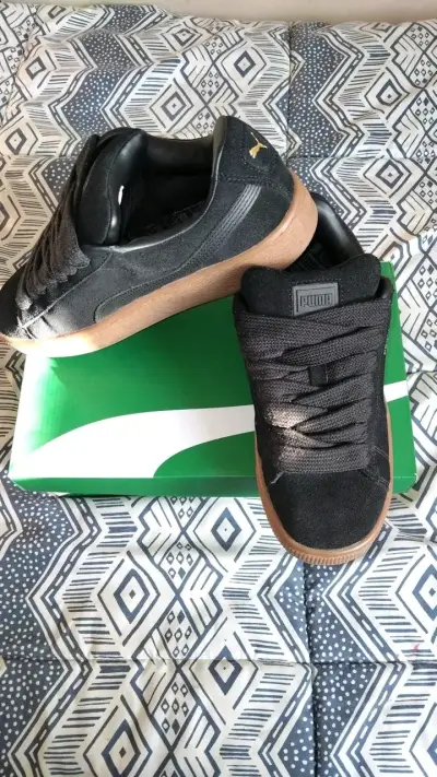 Zapatillas Puma Suede XL negras para hombre - miniatura 1