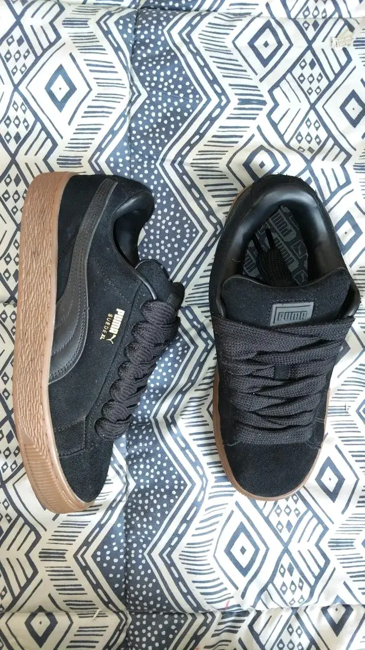 Zapatillas Puma Suede XL negras para hombre - 4
