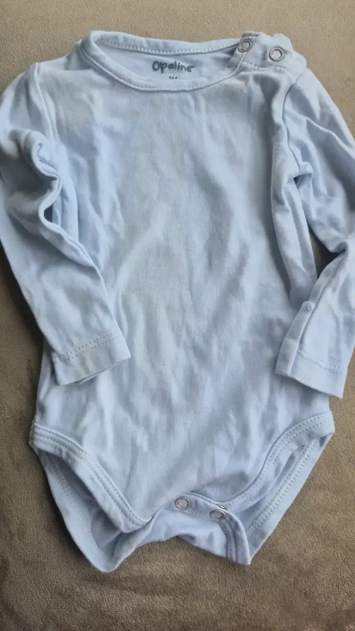 Body de bebé celeste Opaline - 1