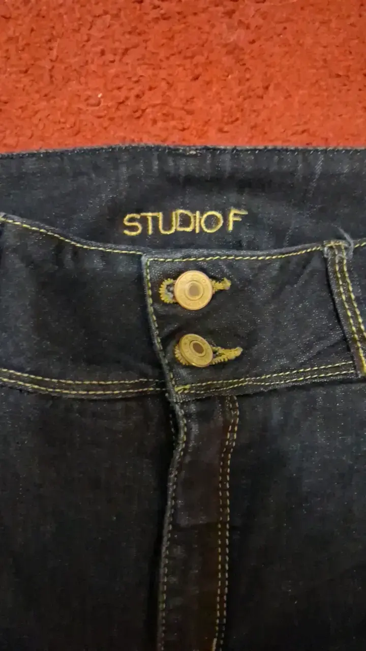 Jeans pitillo azul oscuro para mujer. Studio F - 3