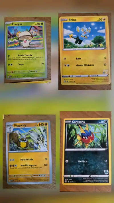 Set de 10 cartas pokemon - miniatura 2