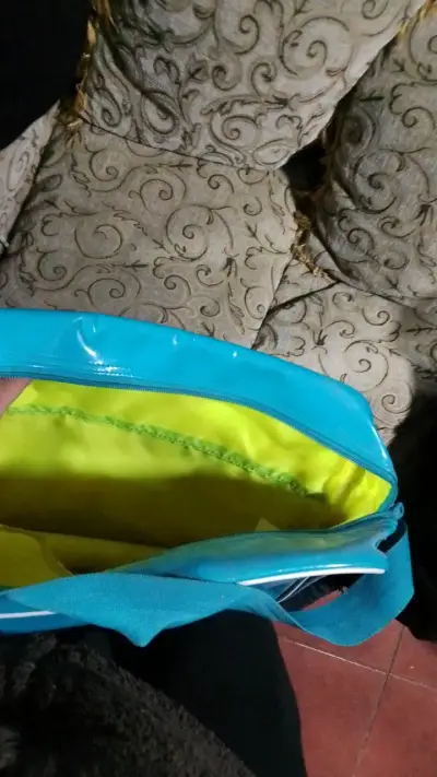 Bolso deportivo Adidas azul retro - miniatura 3