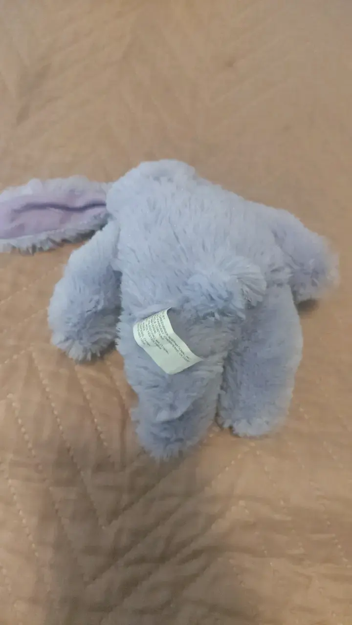 Peluche conejo suave color lila - 2