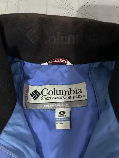 Chaqueta Columbia azul para mujer - miniatura 2