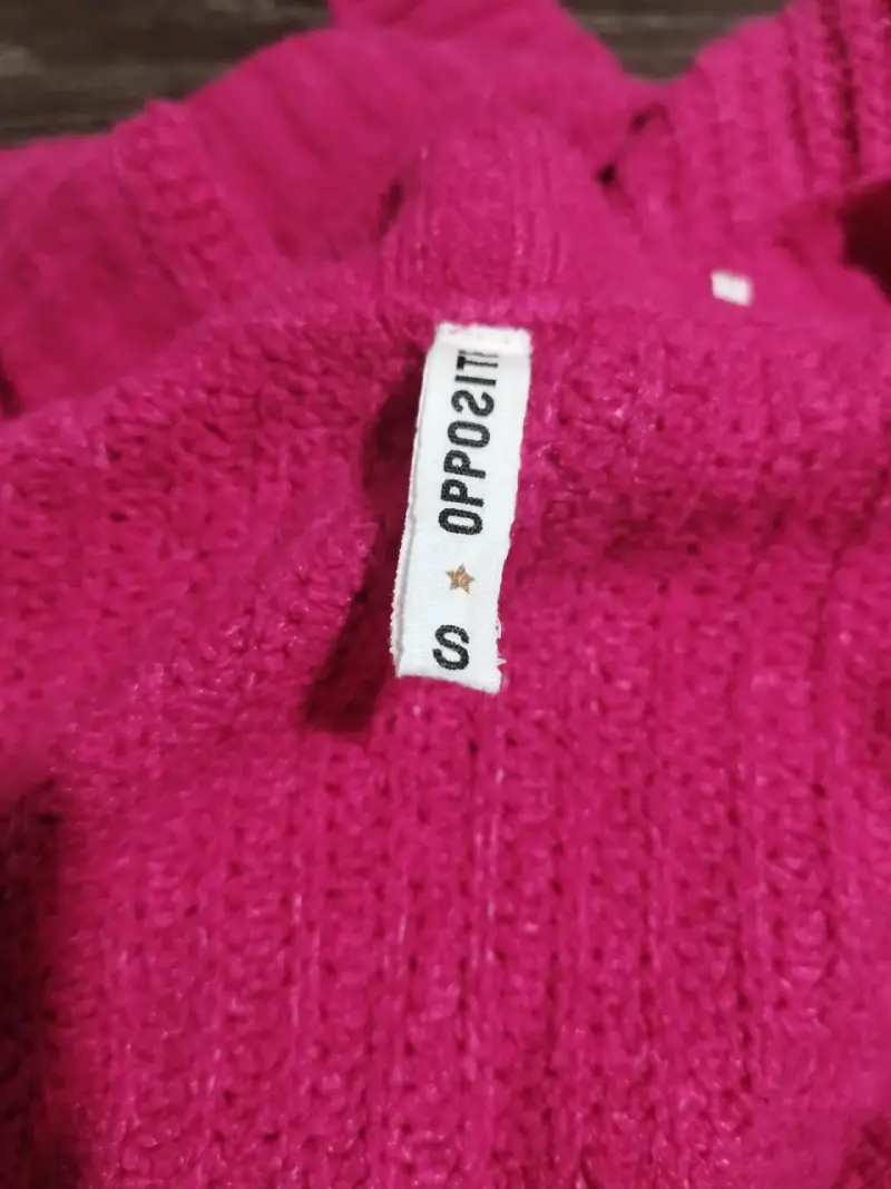 Cárdigan abierto rosado para mujer - 4