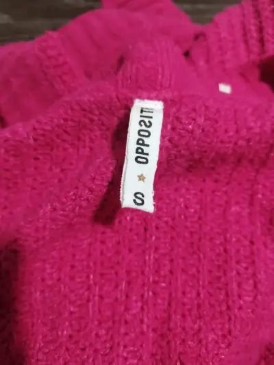 Cárdigan abierto rosado para mujer - miniatura 4