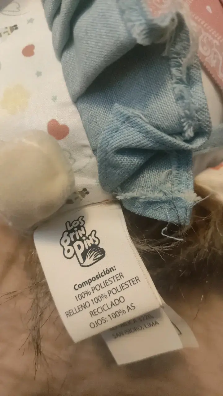 Peluche de erizo con vestido y flor - 2