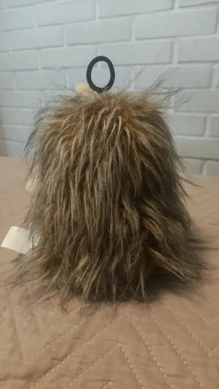Peluche de erizo con vestido y flor - 4