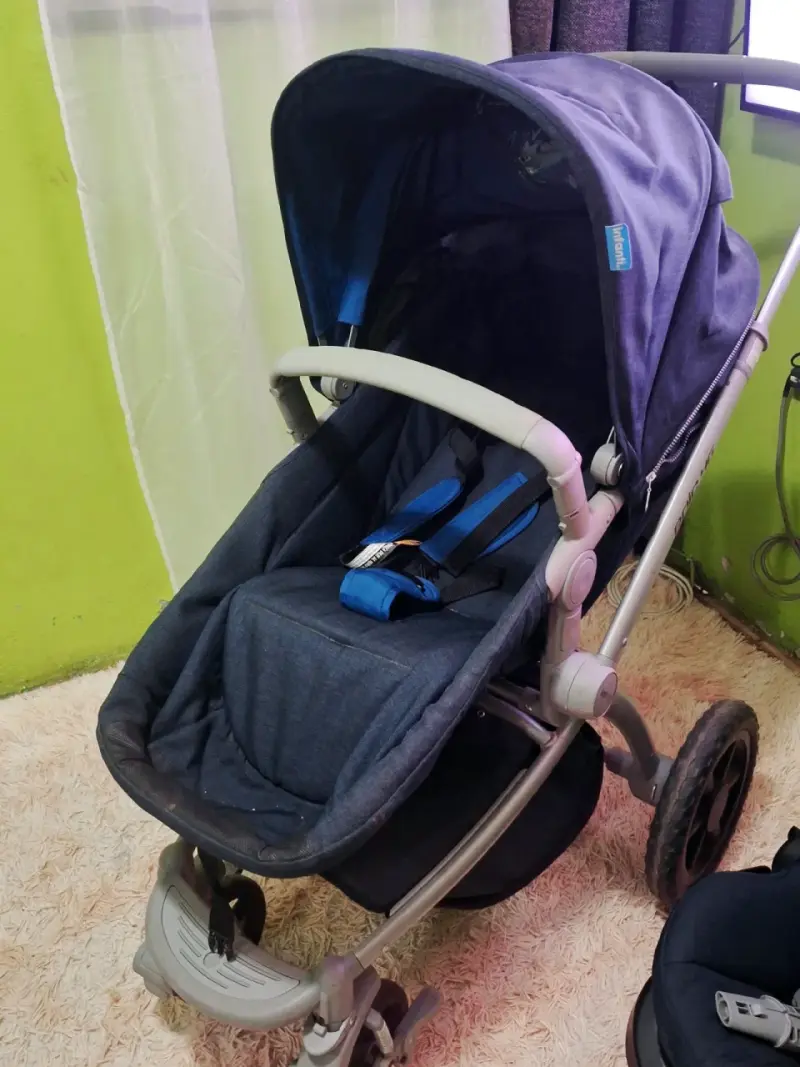 Coche de bebé Trider Epic 4G azul - 3