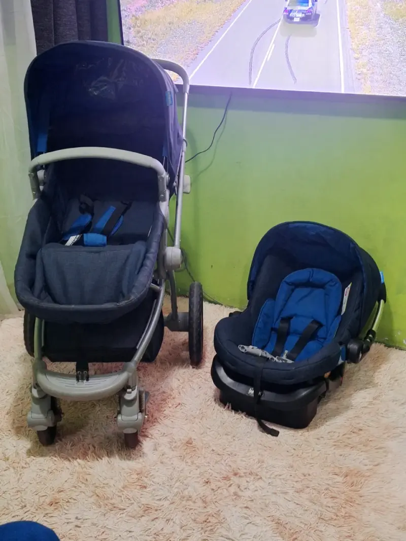 Coche de bebé Trider Epic 4G azul - 4