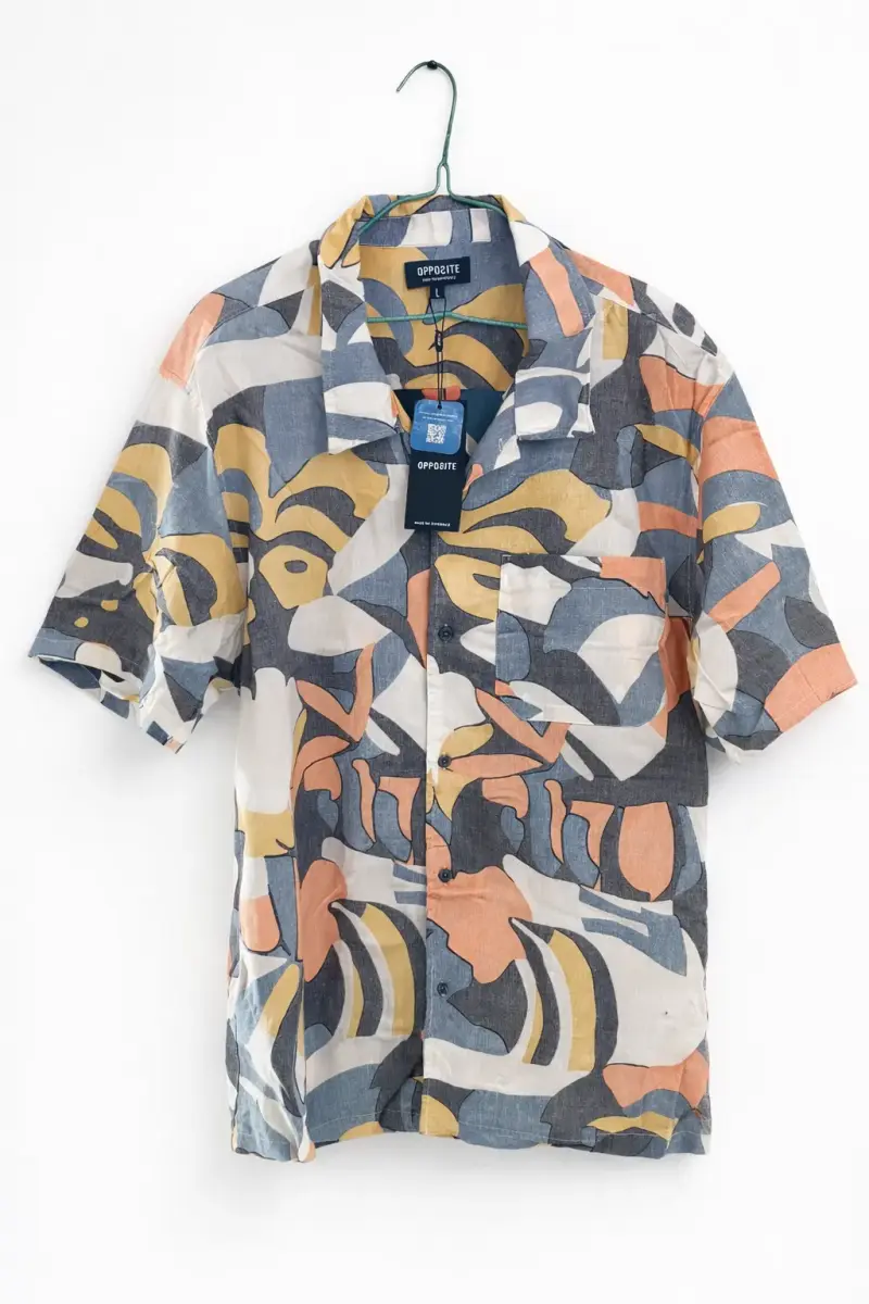 Camisa estampada multicolor Opposite para hombre - 1