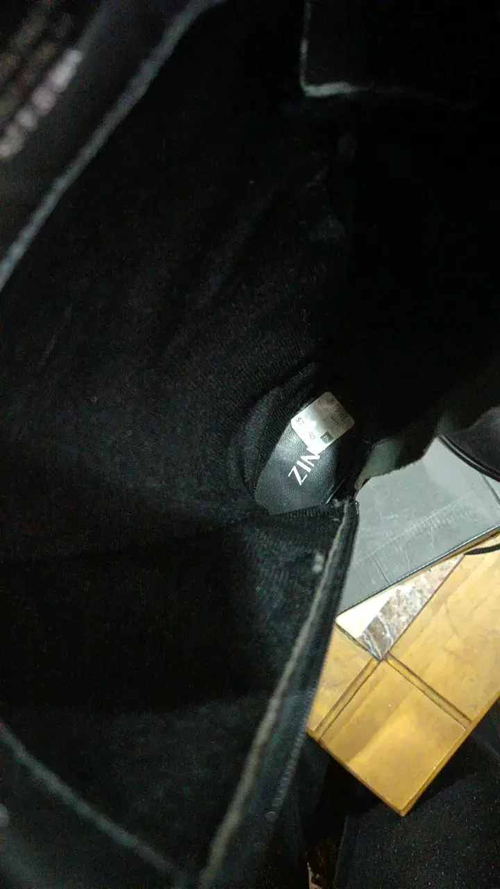 Botas de cuero negras para mujer - 3