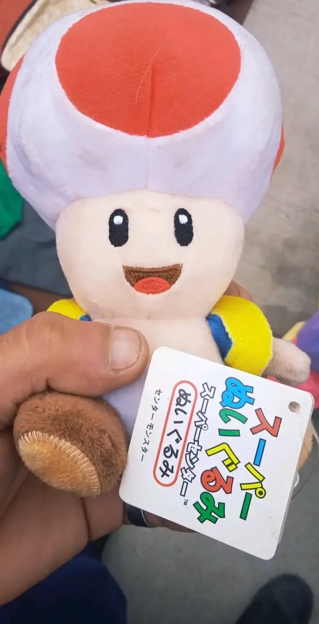 Peluche de personaje de videojuego Super Mario