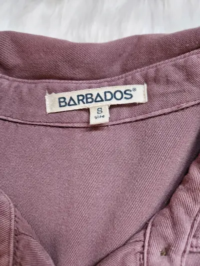 Camisa manga larga color rosa Barbados - miniatura 5