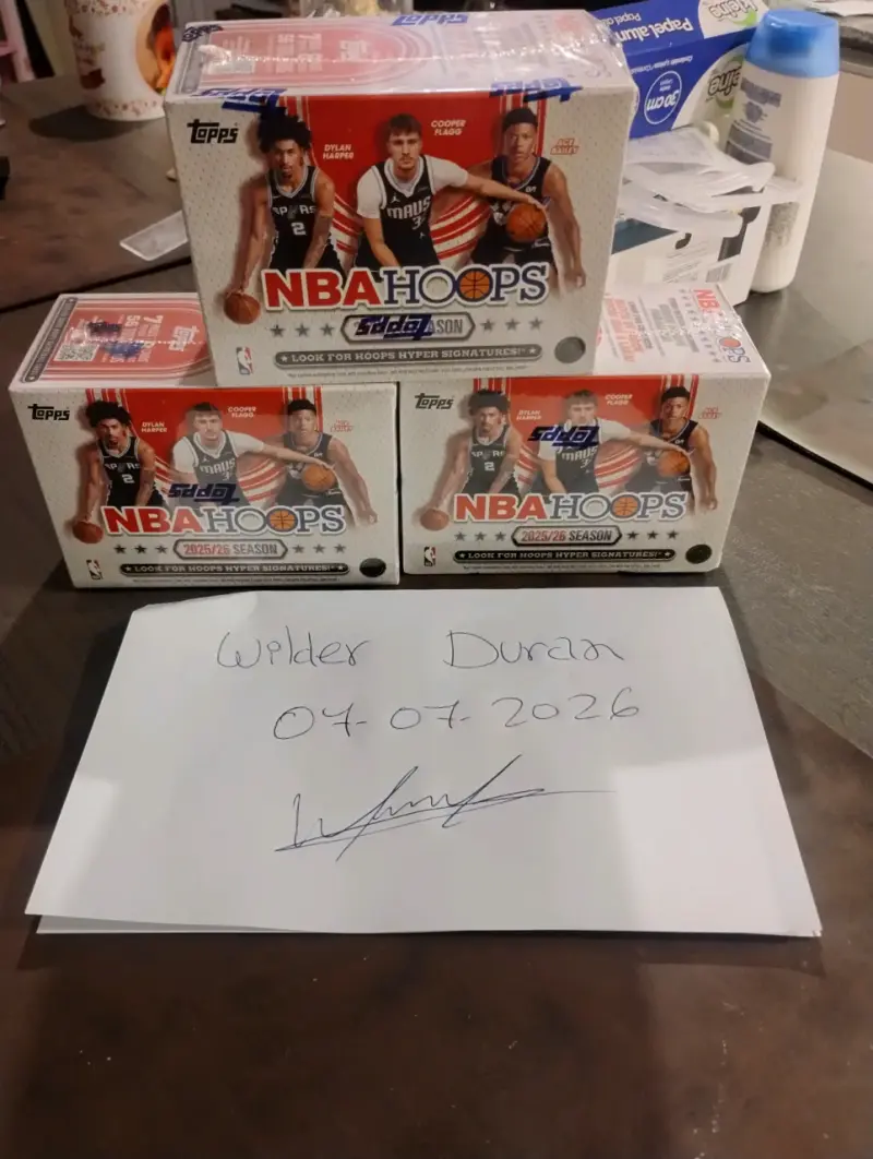 Cajas de cartas NBA Hoops 2025/26 Topps - 1