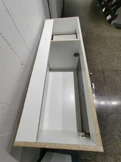 Mueble de cocina con alacena gris moderno - miniatura 2