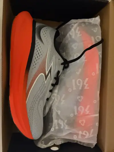 Zapatillas deportivas Eleos 361° grises y naranjas - miniatura 1