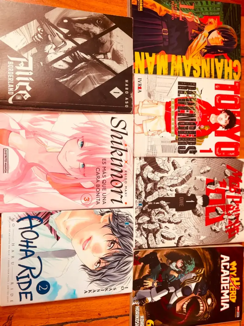 Colección de mangas populares en excelente estado