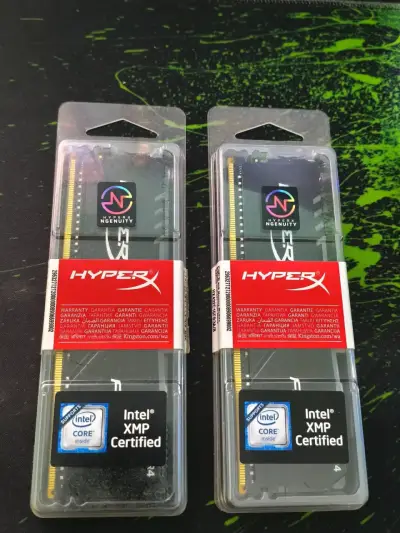 Memoria RAM HyperX Fury RGB DDR4 3200mhz 2x8GB - miniatura 1