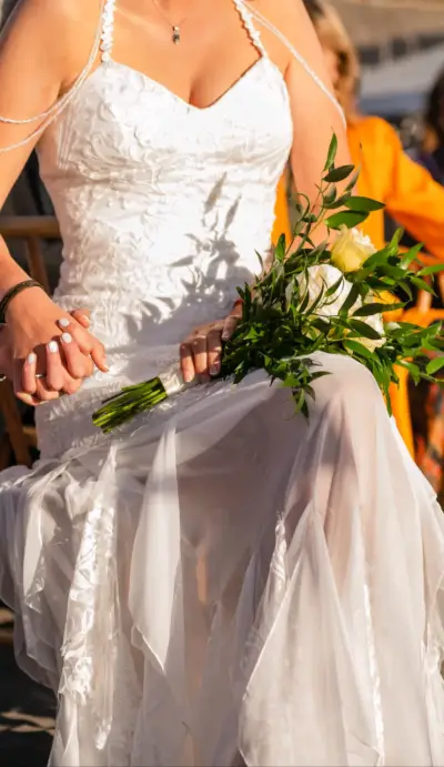 Vestido de novia boho vintage - miniatura 3