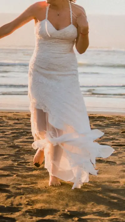 Vestido de novia boho vintage - miniatura 5