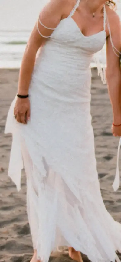 Vestido de novia boho vintage - miniatura 6