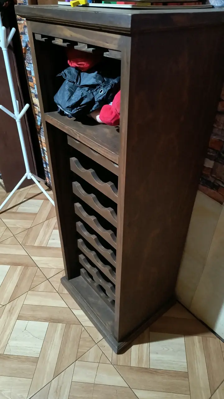 Botellero de madera para 12 botellas