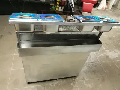 Plancha de acero inoxidable para cocina industrial - miniatura 3