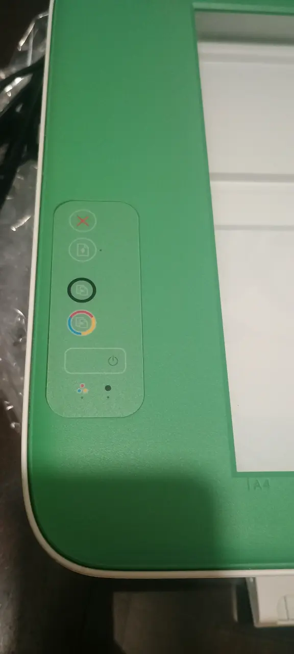 Impresora multifuncional HP DeskJet color verde - 4