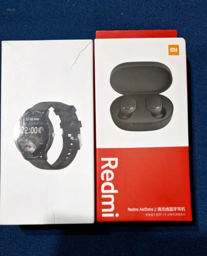 Audífonos Redmi AirDots 2 nuevos + Smartwach - 1