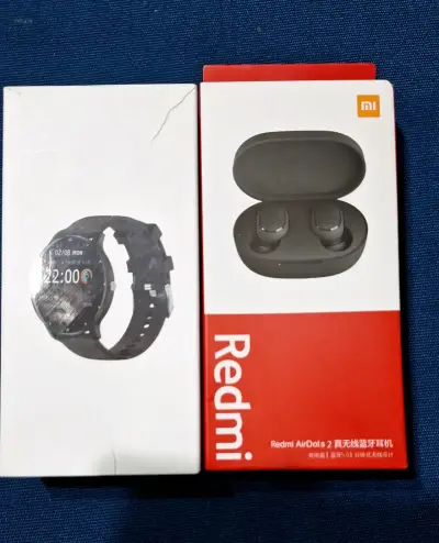 Audífonos Redmi AirDots 2 nuevos + Smartwach - miniatura 1