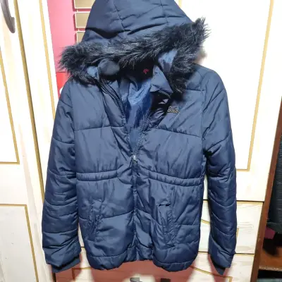 Chaqueta acolchada escolar para niña. - miniatura 2