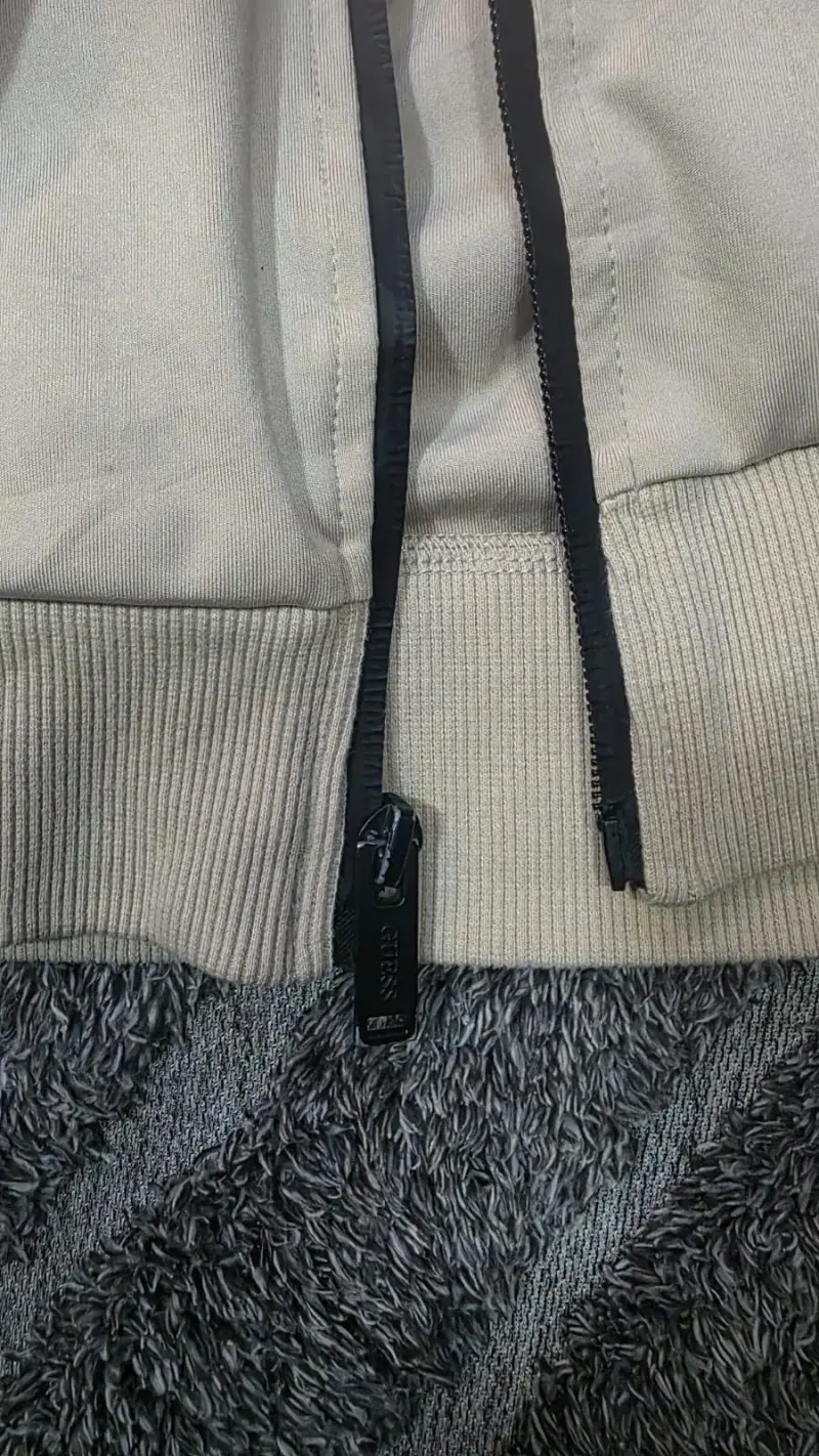 Polerón con capucha Guess beige unisex - 3